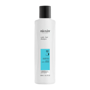 Hairdressing: Nioxin System 3 Scalp + Hair Thickening Shampoo For Damaged Hair with Light Thinning 300ml