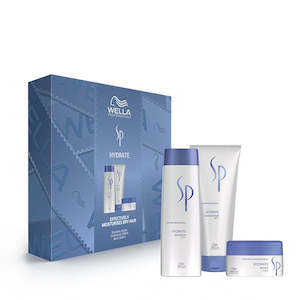 Hairdressing: Wella SP Hydrate Shampoo Conditioner & Mask Trio Pack