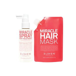 Hairdressing: Eleven Australia Miracle Treatment SPRAY 125ml + Mask 200ml Bundle