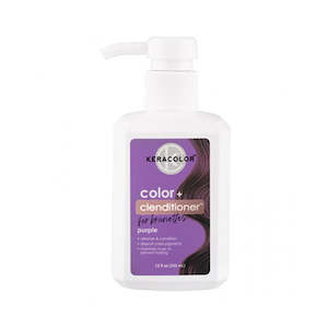 Keracolor Color + Clenditioner 355ml - PURPLE FOR BRUNETTES