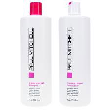 Paul Mitchell Super Strong Shampoo & Conditioner 1000ml Duo