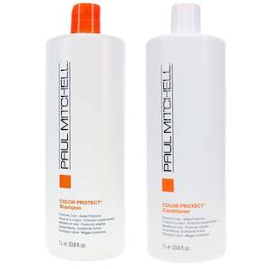 Hairdressing: Paul Mitchell Color Protect Daily Shampoo & Color Protect Daily Conditioner 1000ml Duo