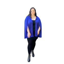 Office Poncho Blue