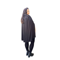 Office Poncho Black