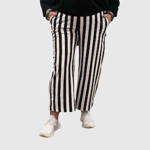 P1 Black Stripe Pant