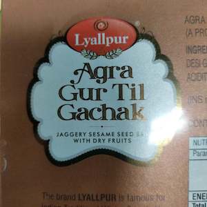 LYALLPUR AGRA GUR TIL GACHAK 400G