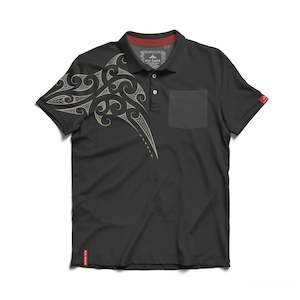 Mens Maori Polo Shirt  - Kia Kaha