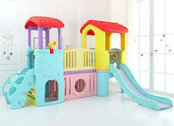 2020 latest design of kids slide castle