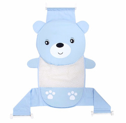 LOVE BEAR newborn baby bath seat support net - blue