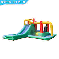 Doctor Dolphin Inflatable Castle - tunnel fun