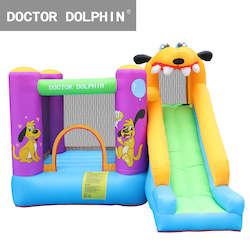 Doctor Dolphin Inflatable Castle - Dog friend