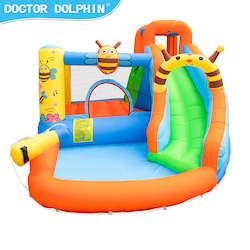 Doctor Dolphin Inflatable Castle - water bee