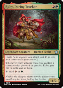 MTG Single: Ruby, Daring Tracker [Foundations]