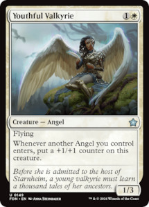 MTG Single: Youthful Valkyrie [Foundations]