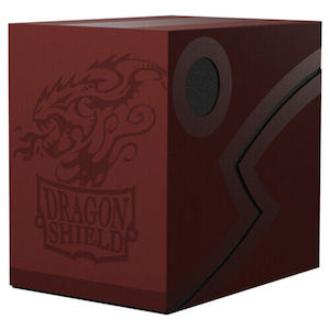 Dragon Shield Double Shell Deck Box - Red/Black