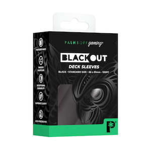 Palms Off - Blackout Deck Sleeves Standard 100