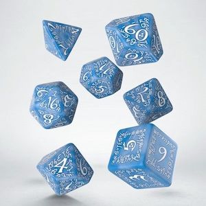 Elvish Glacier & White Dice Set 7