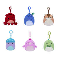 Squishmallows 3.5 Inch Soft Toys - clip on