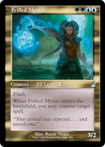 Wilds Of Eldraine Pre Orders: Frilled Mystic (Retro Frame) [Ravnica Remastered]