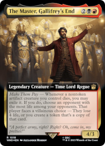 The Master, Gallifrey's End (Extended Art) (Surge Foil) [Doctor Who]