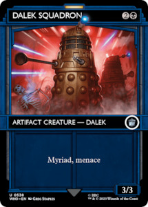 Dr Who Mtg Singles Pre Orders: Dalek Squadron (Showcase) [Doctor Who]