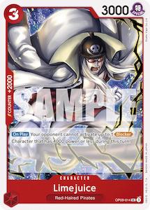 All Optcg Singles: Limejuice [Emperors in the New World]