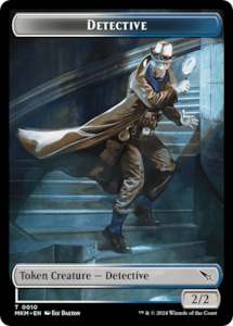 Murder At Karlov Manor: Detective // Ooze Double-Sided Token [Murders at Karlov Manor Tokens]