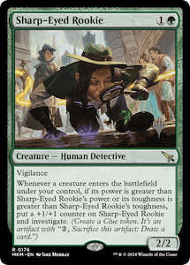 Sharp-Eyed Rookie (Promo Pack) [Murders at Karlov Manor Promos]