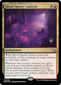 Murder At Karlov Manor: Blood Spatter Analysis (Promo Pack) [Murders at Karlov Manor Promos]