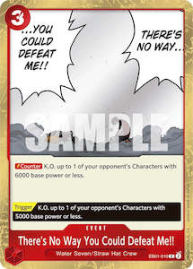 Memorial Collection: There's No Way You Could Defeat Me!! [Extra Booster: Memorial Collection]