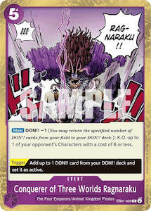 Conquerer of Three Worlds Ragnaraku [Extra Booster: Memorial Collection]