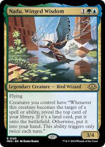 Nadu, Winged Wisdom [Modern Horizons 3 Prerelease Promos]