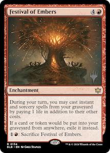 Festival of Embers (Promo Pack) [Bloomburrow Promos]