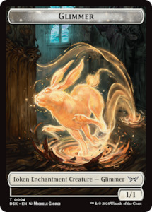 Glimmer // Gremlin Double-Sided Token [Duskmourn: House of Horror Tokens]