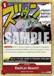 Radical Beam!! (Textured Foil) [Premium Booster -The Best-]