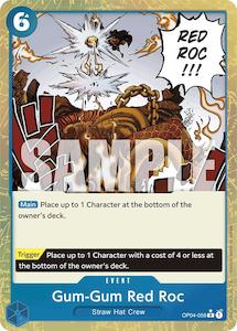 Prb: Gum-Gum Red Roc (Textured Foil) [Premium Booster -The Best-]