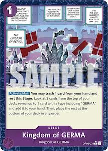 Prb: Kingdom of GERMA (Textured Foil) [Premium Booster -The Best-]