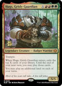 Hugs, Grisly Guardian [Bloomburrow Prerelease Promos]