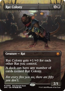 Rat Colony (Borderless) [Bloomburrow Special Guests]