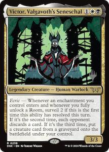 Victor, Valgavoth's Seneschal [Duskmourn: House of Horror Promos]