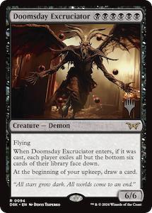 Duskmourn: Doomsday Excruciator [Duskmourn: House of Horror Promos]