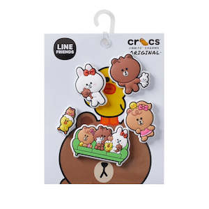 Crocs Jibbitz 5 Pack - Line Friends