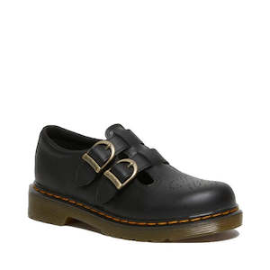 Dr Martens Kids 8065 J Black Softy T Mary Jane Leather Shoe