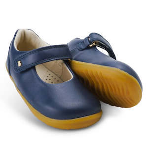 Shoe: Bobux Step Up Mary Jane Delight Navy