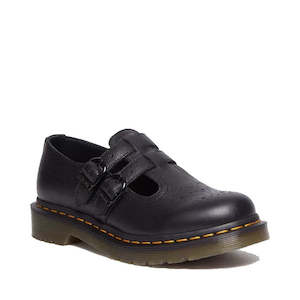 Dr Martens 8065 2 Strap Mary Jane Black Virginia Soft Leather