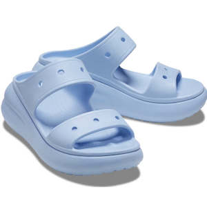 Crocs Classic Crush Sandal Adults Blue Calcite Platform CLEARANCE