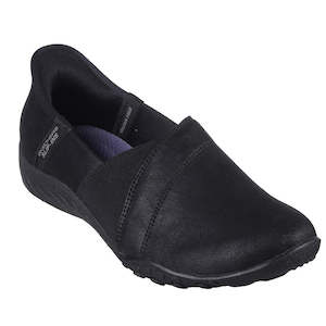 Skechers Womens Slip Ins Breathe Easy My Love - Black