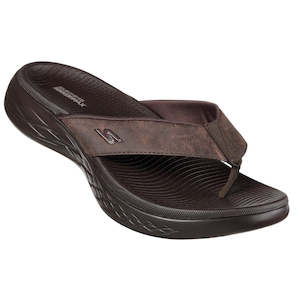 Skechers - Mens On The Go 600 Seaport Jandal Flip Flop Choc Brown