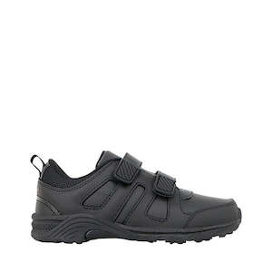 Shoe: Clarks Noah Black School Trainer