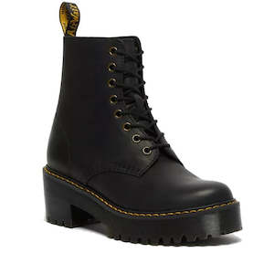 Shoe: Dr Martens - Women's Shriver Hi Lace Up Leather Boot Black